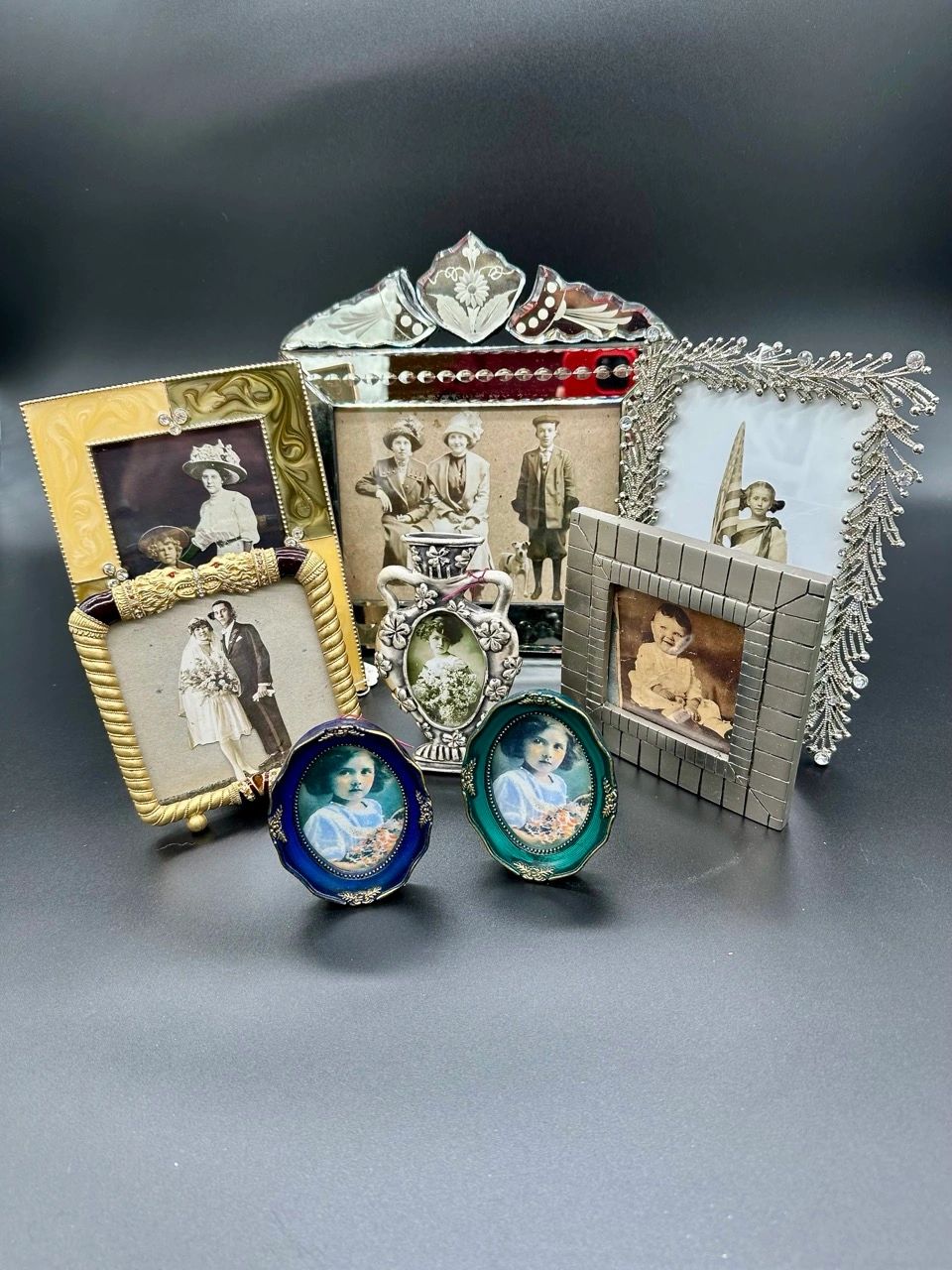 Framing Memories: A Curated Collection of Antique Photo Frames